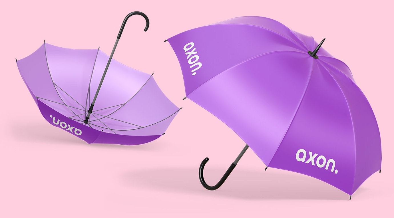 Paraguas personalizados.