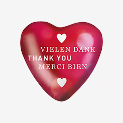 Corazones de chocolate