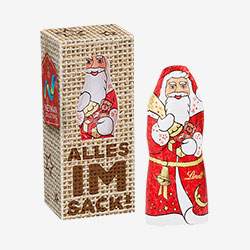 Papá Noel de chocolate