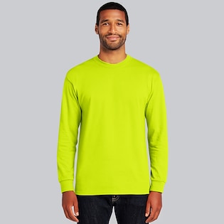 Gildan Ultra Cotton LSL - verde safety