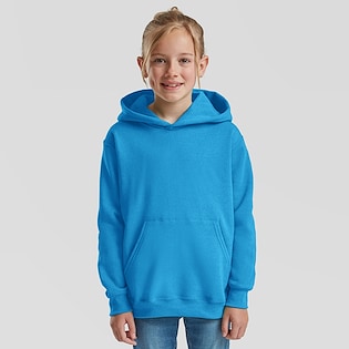 Fruit of the Loom Kids Classic Hooded Sweat - azul celeste