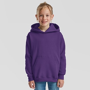 Fruit of the Loom Kids Classic Hooded Sweat - morado
