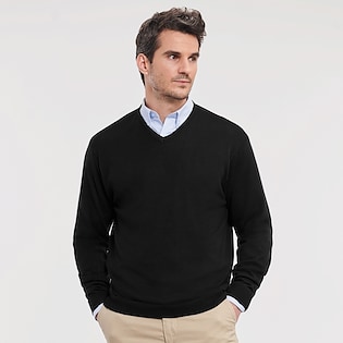 Russell V-Neck Knitted Pullover 710M
