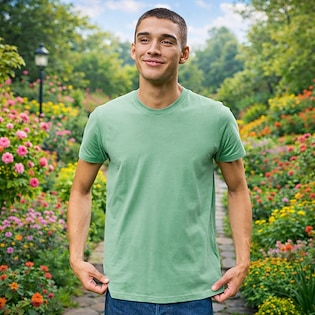 Neutral Mens Fitted T-shirt - dusty mint