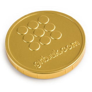 Moneda de chocolate Monetas, 36 mm
