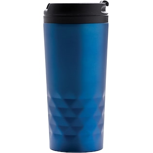 Taza de metal Xander, 30 cl - azul