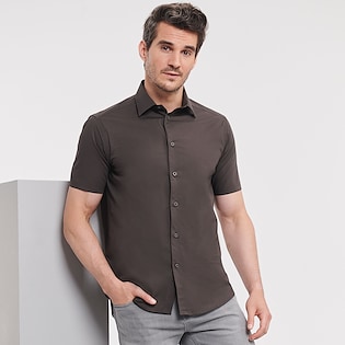 Russell Men´s Short Sleeve Fitted Stretch Shirt 947M