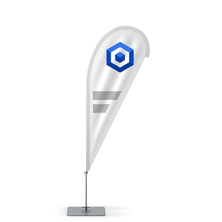 Bandera publicitaria Drop Large, 410 cm