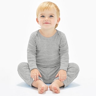 Babybugz Baby Rompasuit - gris jaspeado