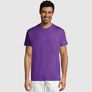 SOL's Regent Unisex T-shirt - morado oscuro