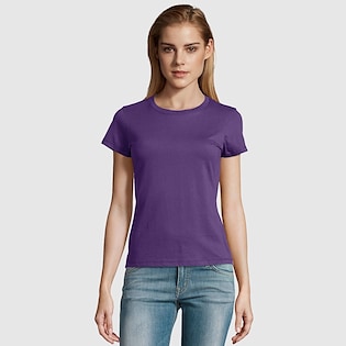 SOL's Imperial Women T-shirt - morado oscuro