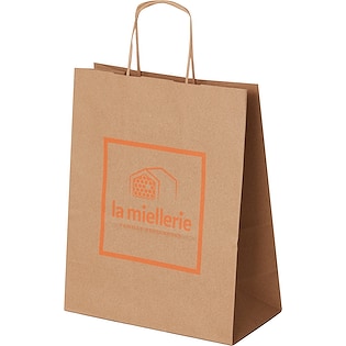 Bolsa de papel Tango Brown 27 x 22 x 11 cm