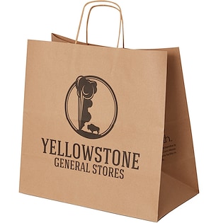 Bolsa de papel Tango Brown 34 x 35 x 18 cm
