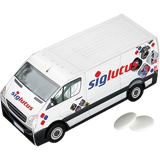 Caja de pastillas de menta Mint Delivery Van