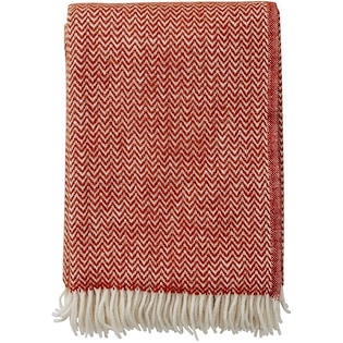 Klippan Yllefabrik Chevron - ruby red