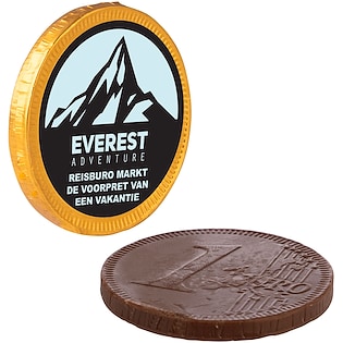 Moneda de chocolate Europa, 38 mm