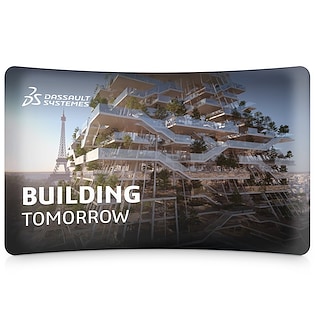 Pared para feria Softwall Large, 400 cm