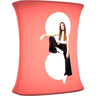 Mesa de exposición Arc Quick Big LED