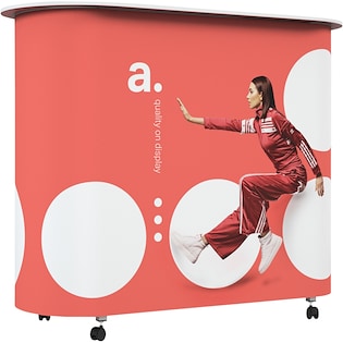 Mesa de exposición Edge Oblong