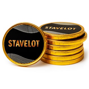 Moneda de chocolate Stavelot, 40 mm
