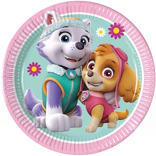 Platos de papel Globo 18 cm