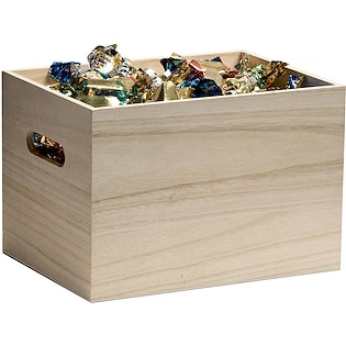 Caja de madera Natale, 3 kg