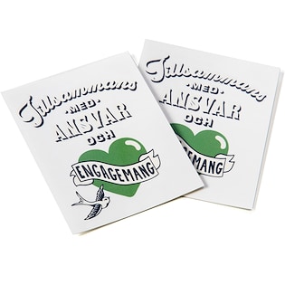 Tatuaje temporal Solo 75 x 63 mm