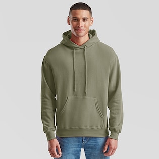 Fruit of the Loom Classic Hooded Sweat - oliva clásico