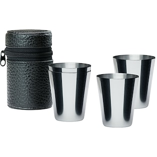 Set de tazas de metal Polo